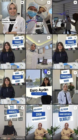 Dental Clinic — Instagram grid