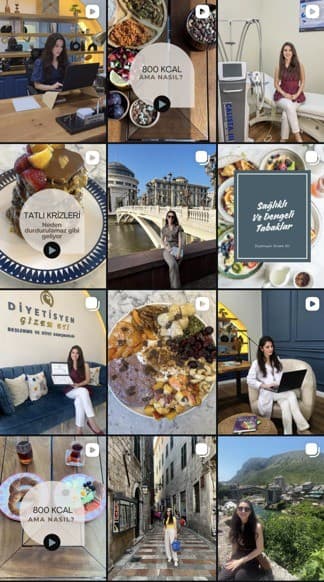 Nutrition & Wellness — Instagram grid